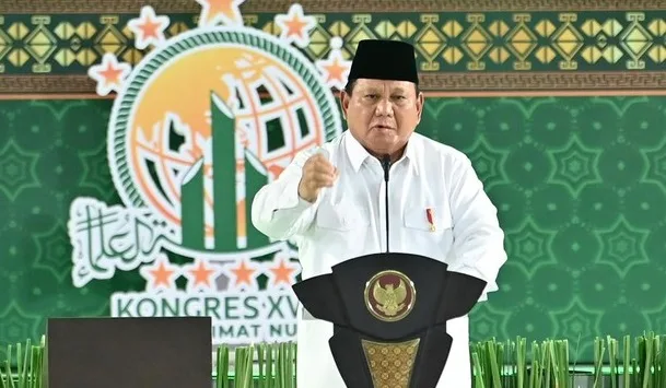 Presiden Prabowo Hadiri Kongres Muslimat NU Prabowo