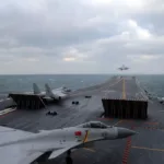 chinese-aircraft-carrier-transits-yellow-sea Korea Selatan