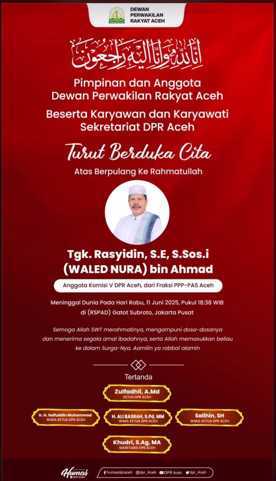 Iklan DPRA Iklan DPRA