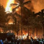 Kantor DPRD Makassar Terbakar Kantor DPRD Makassar