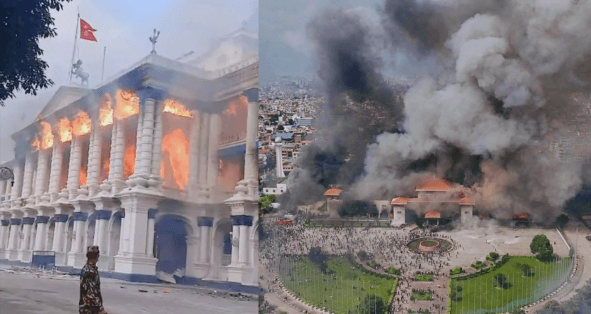 Gen Z Nepal Bakar Parlemen