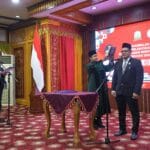 Gubernur Aceh Muzakir Manaf melantik Jamaluddin sebagai Ketua BRA Jamaluddin