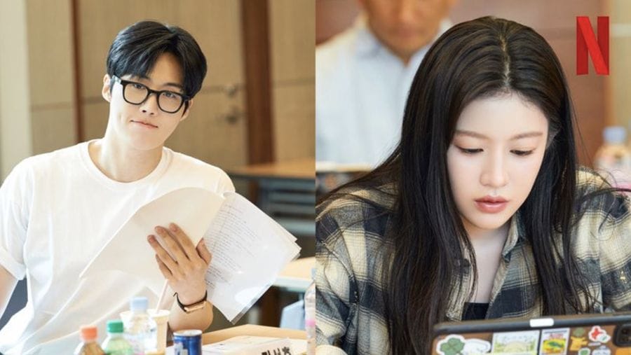 Kim Seon-ho dan Go Youn-jung dalam poster resmi drama Can This Love Be Translated