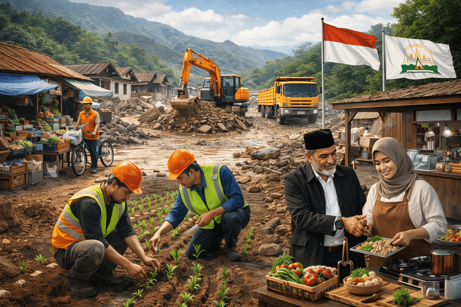 Airlangga Hartarto bertemu Gubernur Aceh Muzakir Manaf bahas pemulihan ekonomi Aceh dan relaksasi KUR pascabanjir
