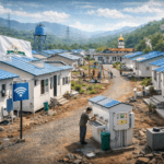 Rumah korban bencana sementara pemerintah untuk korban banjir dan longsor di Aceh dilengkapi listrik, sanitasi, dan fasilitas dasar.