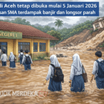 sekolah Aceh terdampak banjir