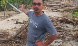 Ketua Serikat Aksi Peduli Aceh (SAPA), Fauzan Adami. Ketua Serikat Aksi Peduli Aceh (SAPA) Fauzan Adami menyampaikan desakan agar bencana ekologis Aceh disuarakan ke forum internasional akibat banjir dan longsor.