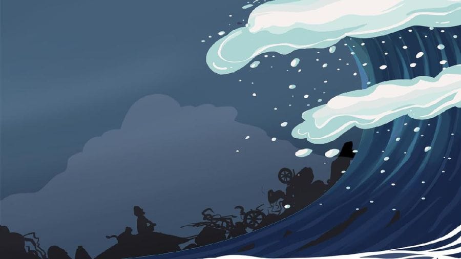 Peta zona megathrust Indonesia 2024 menunjukkan potensi gempa besar dan tsunami di wilayah Aceh, Jawa, dan Sumatra.