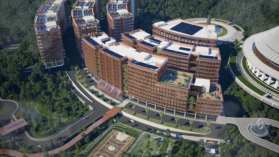 Pembangunan kawasan inti Ibu Kota Nusantara di Kalimantan Timur menuju ibu kota politik Indonesia 2028