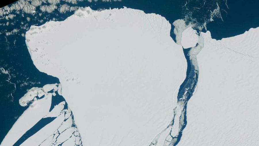 Retakan Thwaites Glacier Antartika, Es Kiamat, kenaikan permukaan air laut, perubahan iklim Retakan Thwaites Glacier Antartika, Es Kiamat, kenaikan permukaan air laut, perubahan iklim