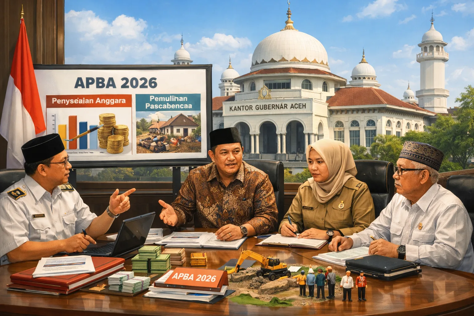 Rapat Pemerintah Aceh Bahas Evaluasi APBA 2026 dan Pemulihan Pascabencana