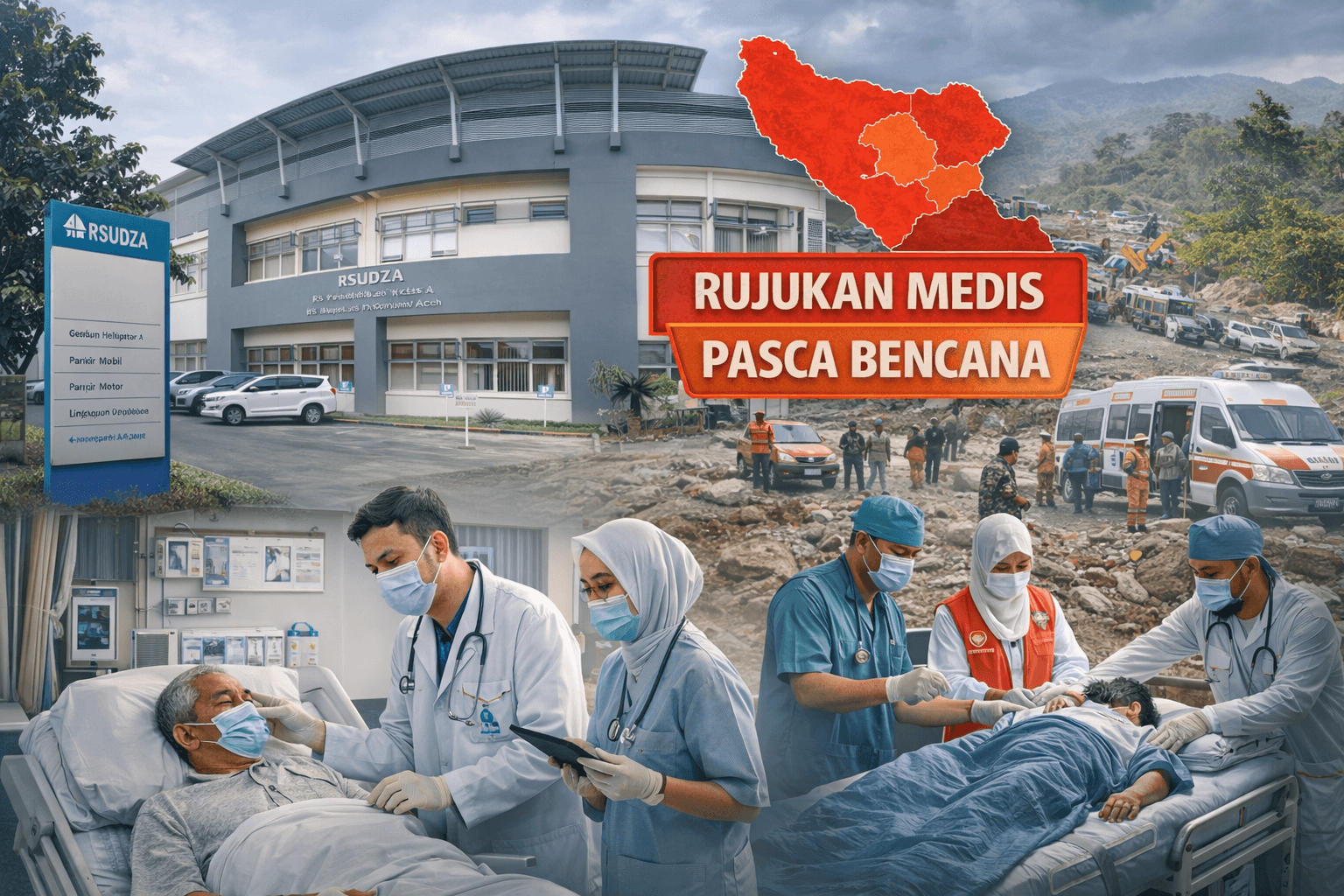 Tenaga medis RSUDZA Aceh siaga memberikan pelayanan ekstra kepada korban bencana