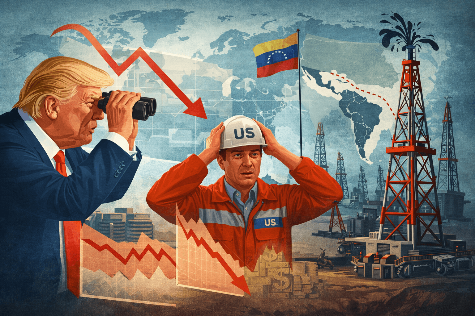 Trump bor minyak Venezuela
