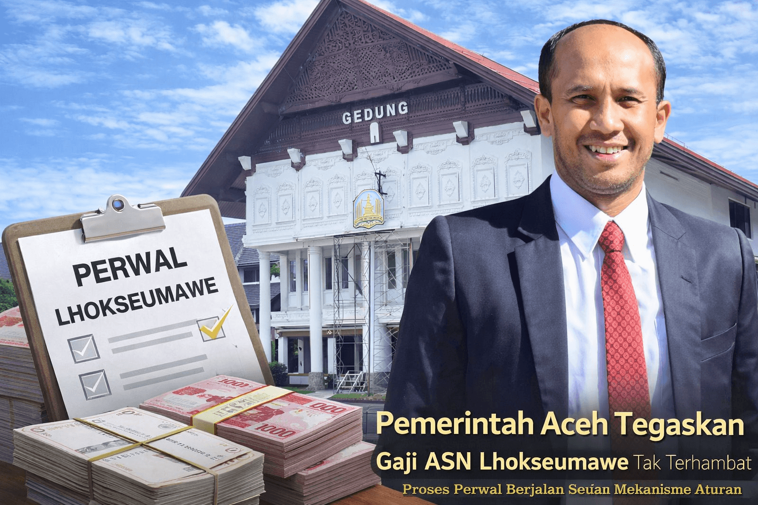 Gubernur Aceh dan jajaran Pemerintah Aceh membahas gaji ASN Lhokseumawe APBK 2026