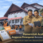 Anggaran penanganan bencana Aceh dikelola transparan oleh Pemerintah Aceh melalui posko tanggap darurat