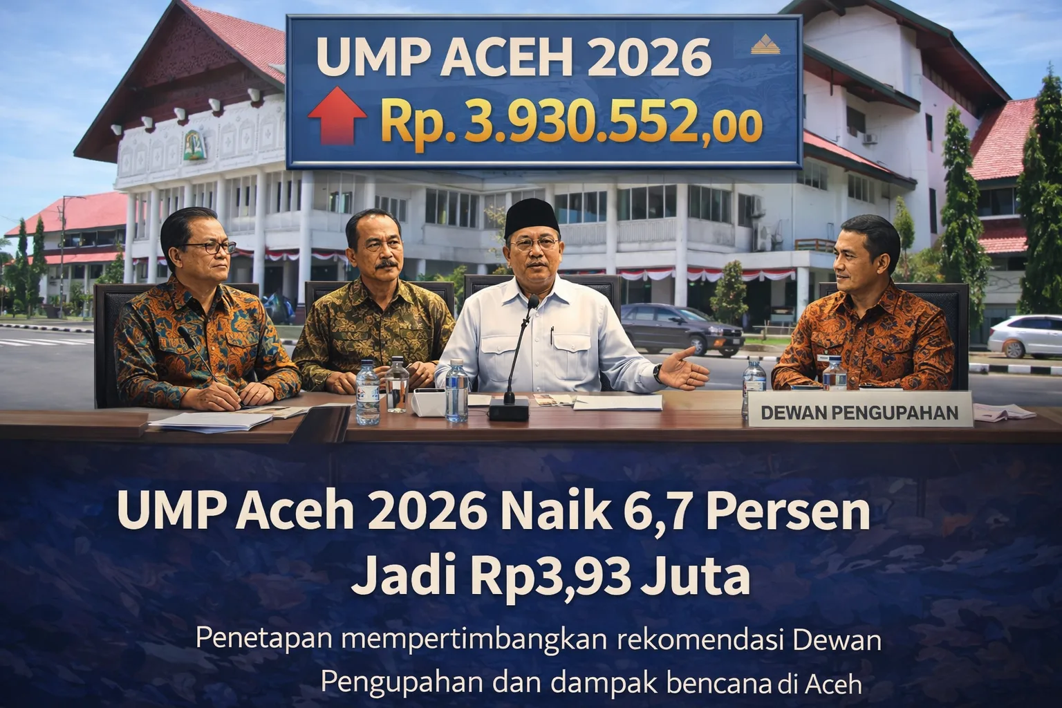 Penetapan UMP Aceh 2026 oleh Pemerintah Aceh di Banda Aceh Penetapan UMP Aceh 2026 oleh Pemerintah Aceh di Banda Aceh