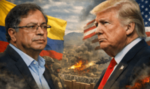 Presiden Kolombia Gustavo Petro menanggapi ancaman Amerika Serikat di tengah ketegangan geopolitik Amerika Latin. Presiden Kolombia Gustavo Petro menanggapi ancaman Amerika Serikat di tengah ketegangan geopolitik Amerika Latin.