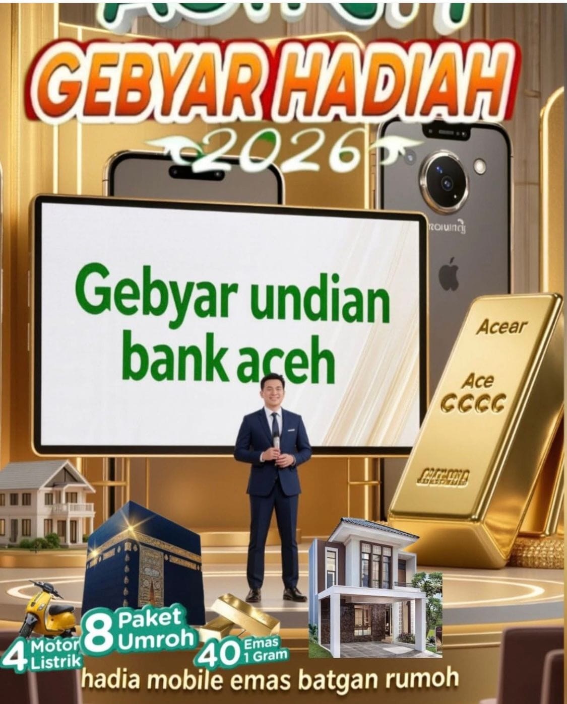 Ilustrasi peringatan penipuan digital mengatasnamakan Bank Aceh Syariah kepada nasabah perbankan di Aceh