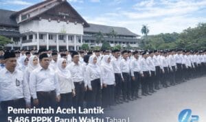 Pelantikan PPPK Paruh Waktu Aceh di Stadion Lhong Raya Banda Aceh