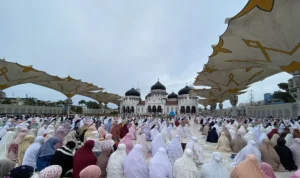 Mesjid Raya Baiturrahman Pemantauan hilal untuk penentuan awal puasa Ramadan 2026 oleh Kementerian Agama RI.