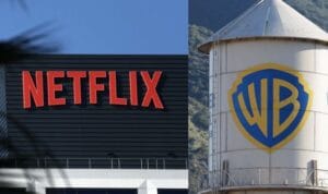 akuisisi Netflix terhadap Warner Bros Discovery dengan konsep bisnis media dan industri streaming global