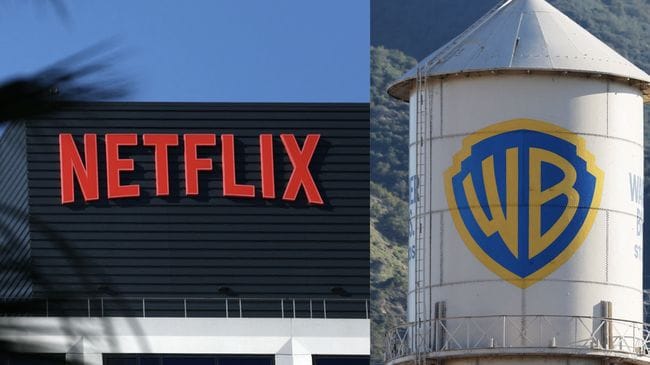 akuisisi Netflix terhadap Warner Bros Discovery dengan konsep bisnis media dan industri streaming global