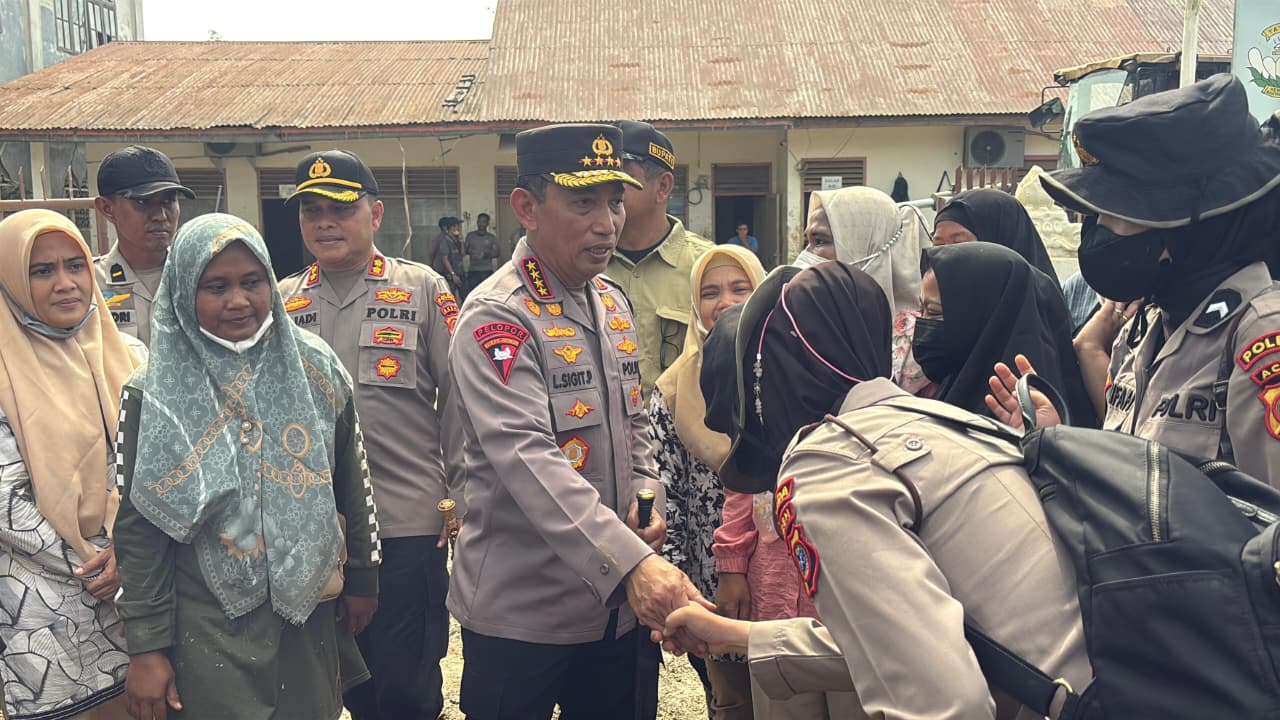 Kapolri Listyo Sigit tinjau pemulihan pascabencana banjir Aceh Tamiang