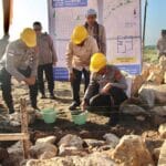 Kapolda Aceh meletakkan batu pertama pembangunan Perumahan Polda Aceh Meutuah Residen di Banda Aceh