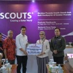 Penyerahan bantuan kemanusiaan Lampung untuk Aceh oleh Wakil Gubernur Lampung kepada Sekda Aceh