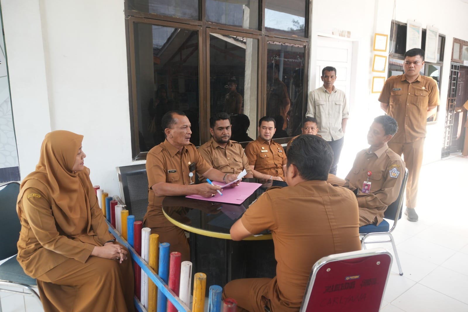 Sekda Lhokseumawe melakukan sidak ke Kantor Dukcapil