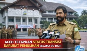 Penetapan Transisi Darurat Pemulihan Bencana Aceh oleh Gubernur dalam rapat Forkopimda Aceh