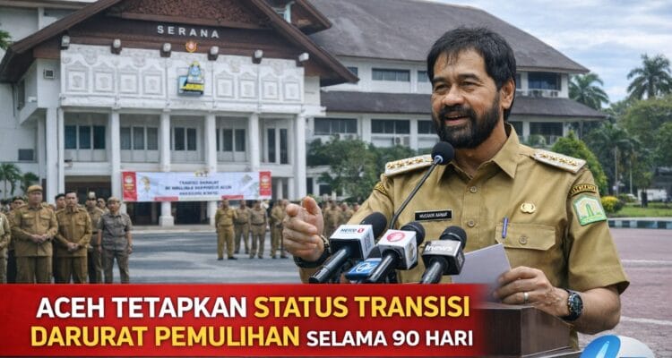 Penetapan Transisi Darurat Pemulihan Bencana Aceh oleh Gubernur dalam rapat Forkopimda Aceh