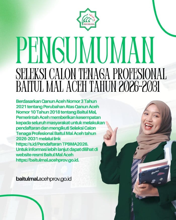 Rekrutmen Tenaga Profesional BMA 2026