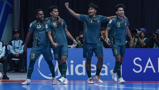 Timnas futsal Indonesia lolos semifinal AFC Futsal 2026 usai mengalahkan Vietnam 3-2 di Indonesia Arena