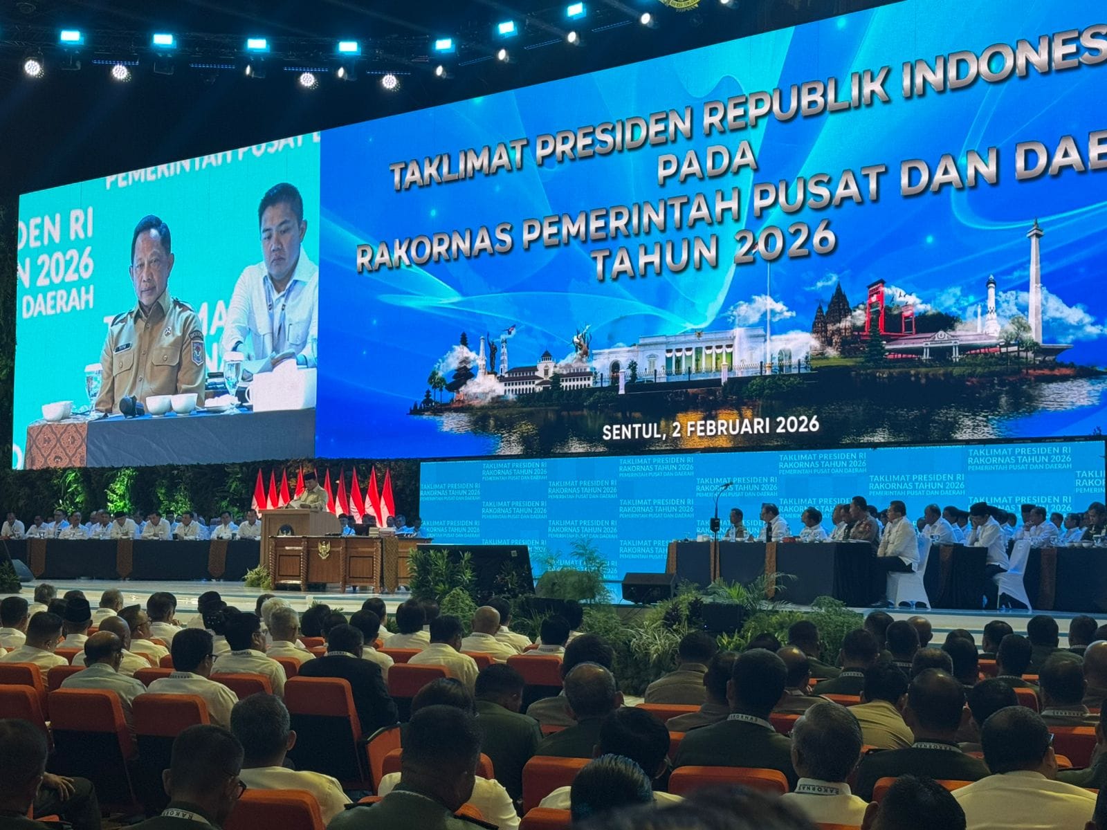 Gubernur Aceh Muzakir Manaf menghadiri Rakornas Pemerintah Pusat dan Daerah 2026 di Bogor