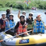 Lukup Badak Gayo arung jeram terbaik di Sungai Pesangan dengan panorama alam Aceh Tengah yang indah