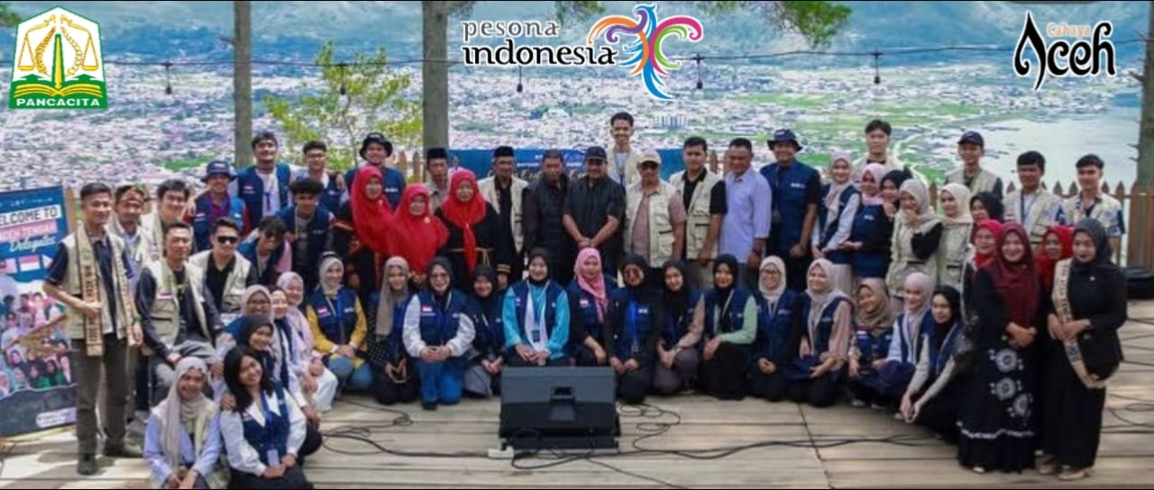 Bur Telege Gayo panorama Danau Laut Tawar dari ketinggian dengan pemandangan alam Aceh Tengah yang indah