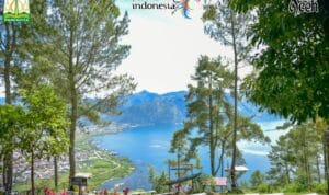 Bur Telege Gayo panorama Danau Laut Tawar dari ketinggian dengan pemandangan alam Aceh Tengah yang indah
