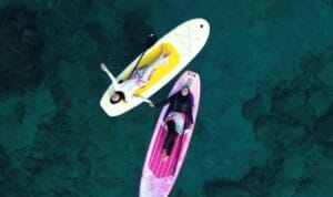 Paddle board Sabang wisata bahari Pulau Weh dengan laut jernih dan panorama alam Aceh