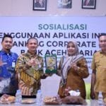 Bank Aceh Syariah menyosialisasikan Internet Banking Corporate kepada kepala sekolah dan bendahara di Bireuen