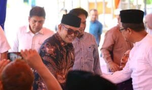 Plt Sekda Aceh Taufik menghadiri peringatan Maulid Nabi Muhammad SAW di Kantor PWI Aceh.