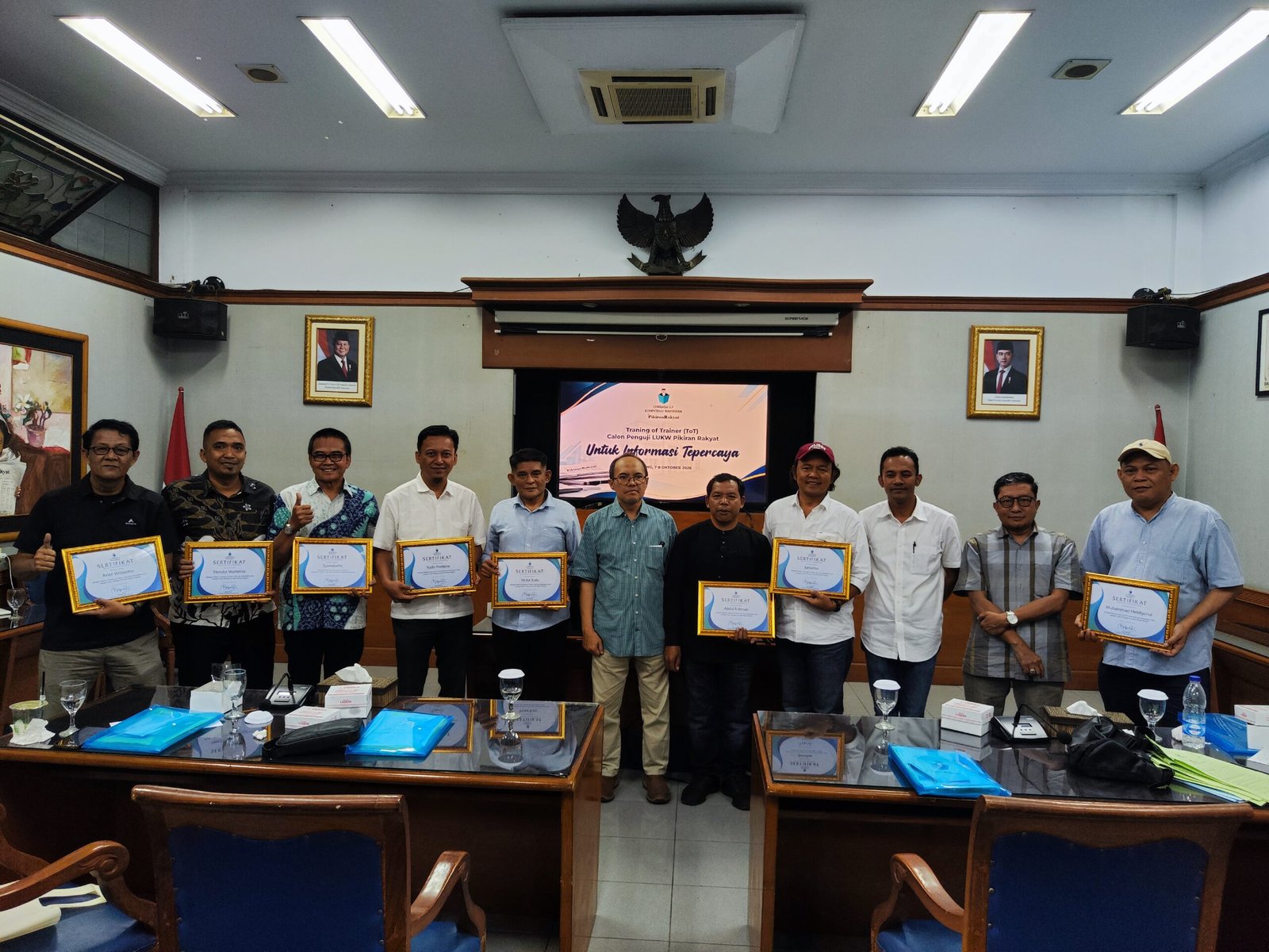 Wartawan Aceh lulus ToT UKW calon penguji di Bandung