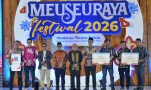 Peluncuran QRIS Dinamis Soundbox Bank Aceh bersama Bank Indonesia Aceh pada Meuseuraya Festival 2026
