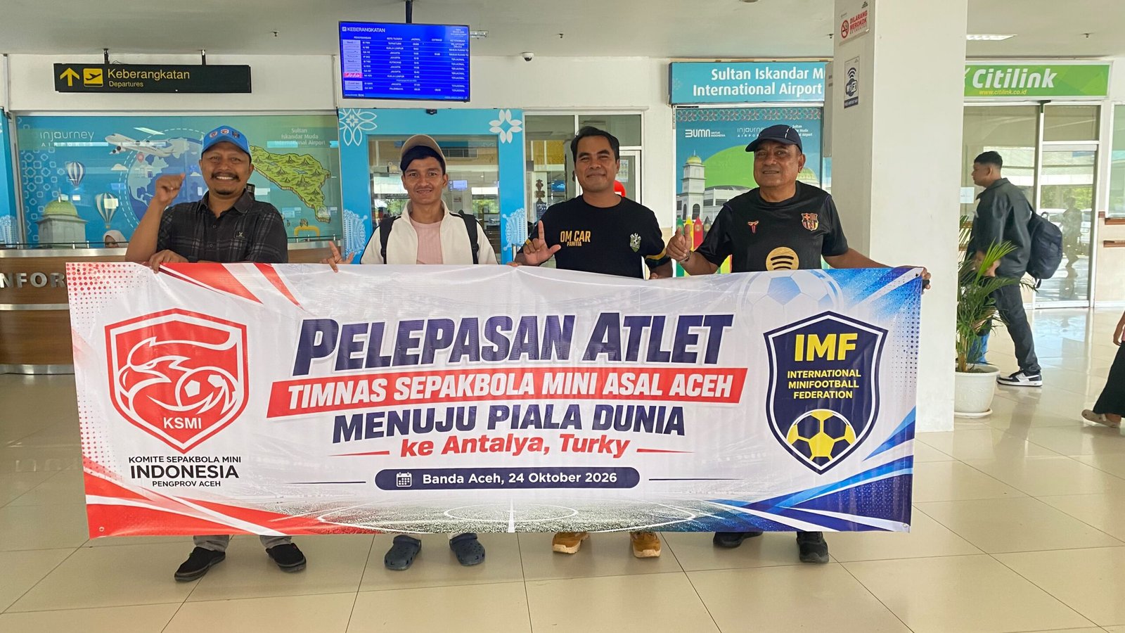 Tifatul Ulfi atlet Aceh yang berangkat mengikuti pemusatan latihan Timnas Indonesia untuk Piala Dunia Minifootball 2026 Tifatul Ulfi atlet Aceh yang berangkat mengikuti pemusatan latihan Timnas Indonesia untuk Piala Dunia Minifootball 2026